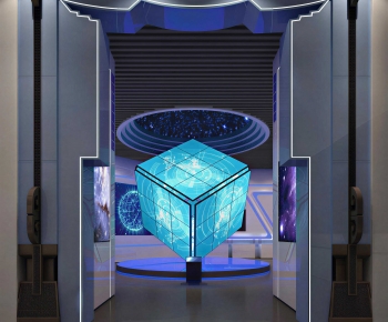 Modern Exhibition Hall-ID:858738907