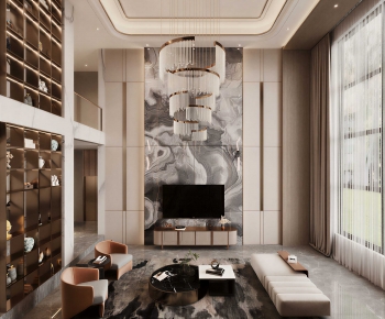 Modern A Living Room-ID:667892934