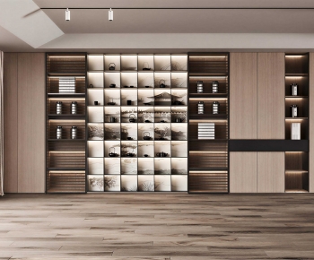 New Chinese Style Decorative Cabinet-ID:675532101