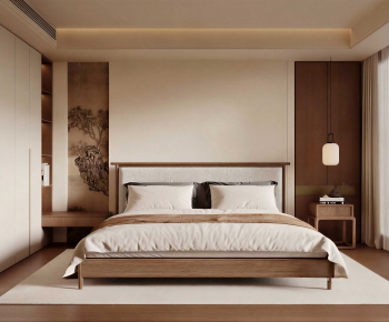 New Chinese Style Bedroom-ID:268234011
