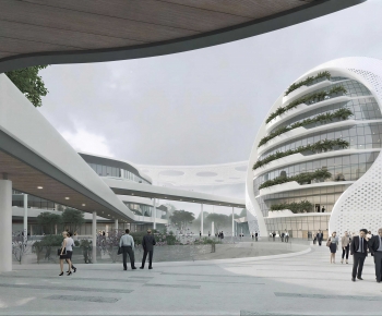 Modern Appearance Of Commercial Building-ID:908741958