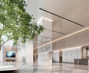 Modern Office Reception Desk-ID:286746989