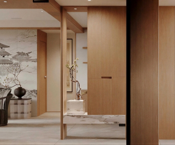 New Chinese Style Hallway-ID:459913977
