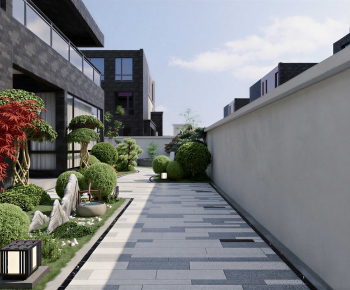 New Chinese Style Courtyard/landscape-ID:397999056