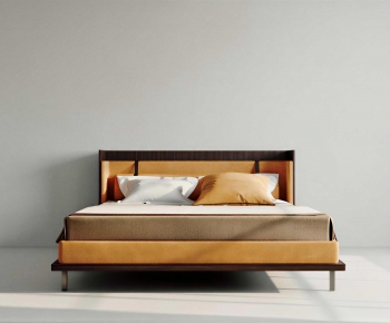Modern Double Bed-ID:681484944