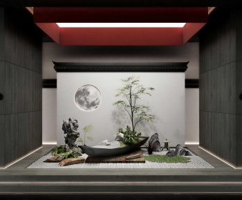 New Chinese Style Plant Landscaping-ID:883157017