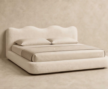 Modern Double Bed-ID:199105989