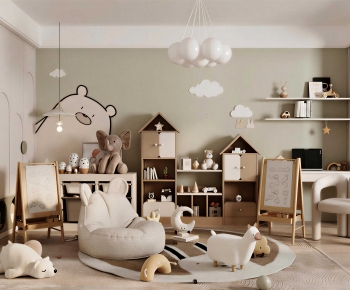 Modern Children's Room Activity Room-ID:445154914