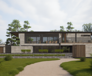Modern Appearance Of Commercial Building-ID:211188088