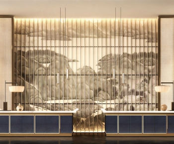 New Chinese Style Lobby Hall-ID:334419974