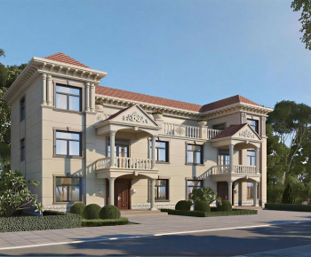 European Style Double Townhouse-ID:564780957