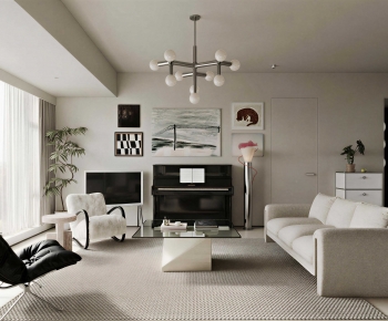 Modern A Living Room-ID:288283115