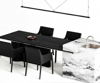 Modern Dining Table And Chairs-ID:313179534