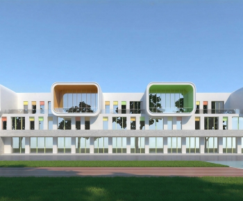 New Chinese Style School Building-ID:138928897