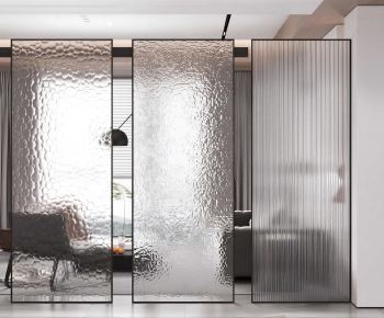 Modern Glass Screen Partition-ID:181813008