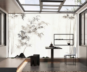 New Chinese Style Tea House-ID:234380962