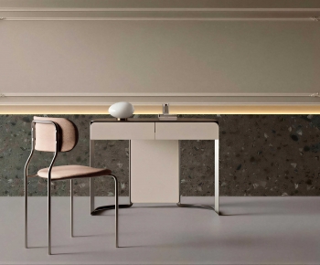Modern Computer Desk And Chair-ID:680696963