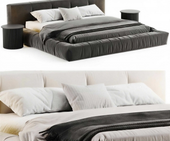 Modern Double Bed-ID:988469173