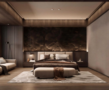 Wabi-sabi Style Bedroom-ID:308638104