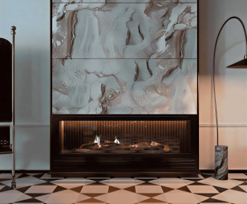 Modern Fireplace-ID:520684967