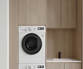 Modern Laundry Cabinet-ID:687269933