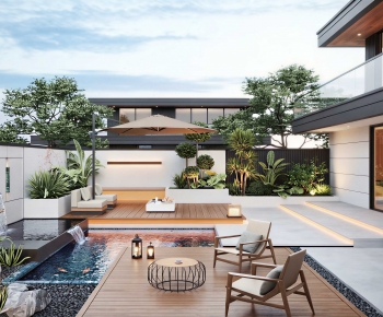 Modern Courtyard/landscape-ID:946409728