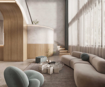 Modern A Living Room-ID:301852945