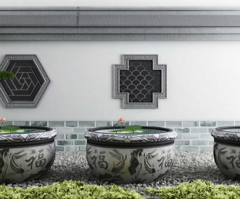 Chinese Style Garden-ID:128653052