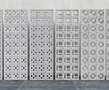 Modern Cement Brick Screen Partition-ID:869055039