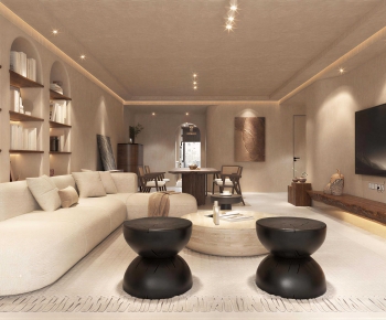 Wabi-sabi Style A Living Room-ID:275013928