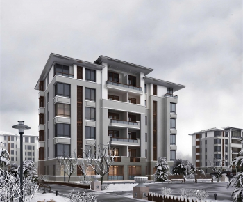 New Chinese Style Residential Building-ID:999592073