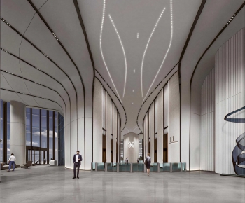 Modern Office Reception Desk-ID:951401007