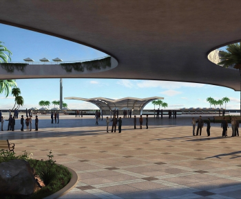 Modern Park Landscape-ID:770898105