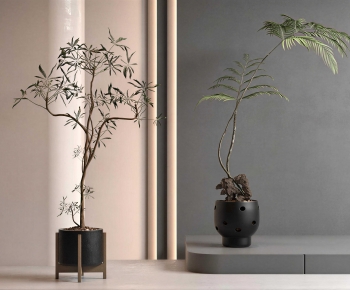 Modern Ground Green Plant Potted Plants-ID:607687004