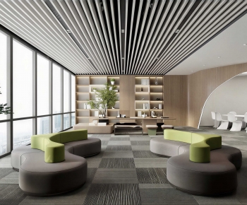 Modern Office Living Room-ID:217479948
