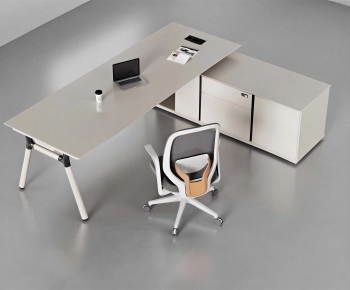 Modern Office Desk And Chair-ID:479835995