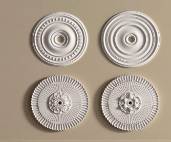 European Style Plaster Carved Top Plate-ID:765423066