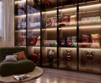 Modern Decorative Cabinet-ID:791342977