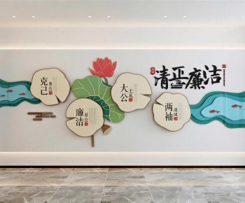 New Chinese Style Culture Wall-ID:636250976