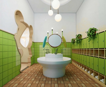 Modern Children's Restroom-ID:610322952