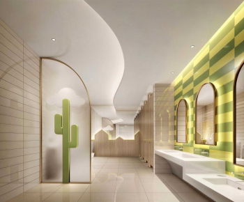 Modern Children's Restroom-ID:678489245