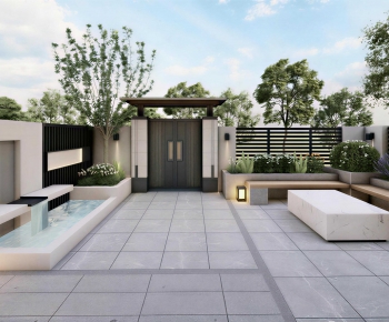 Modern Courtyard/landscape-ID:962248093