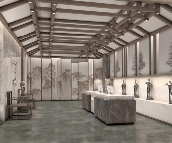 New Chinese Style Lobby Hall-ID:893177039