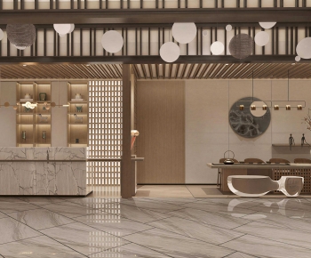 New Chinese Style Teahouse Tea House-ID:855448967