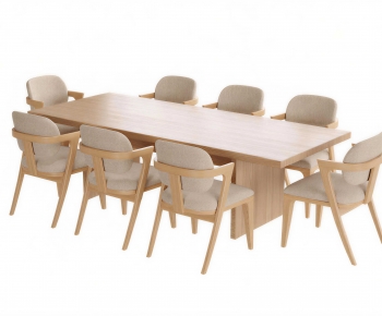 Japanese Style Dining Table And Chairs-ID:178081992