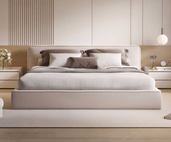 Modern Double Bed-ID:149805079