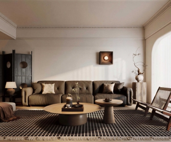 Modern A Living Room-ID:624747995