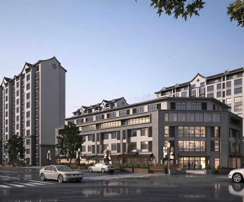 New Chinese Style Commercial Street-ID:859786033