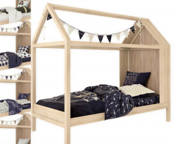 Modern Child's Bed-ID:325251108