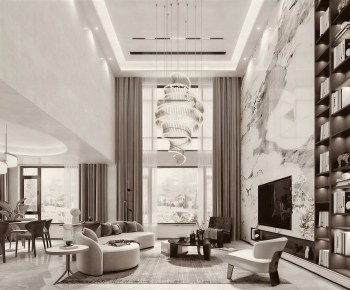 Modern A Living Room-ID:494813926